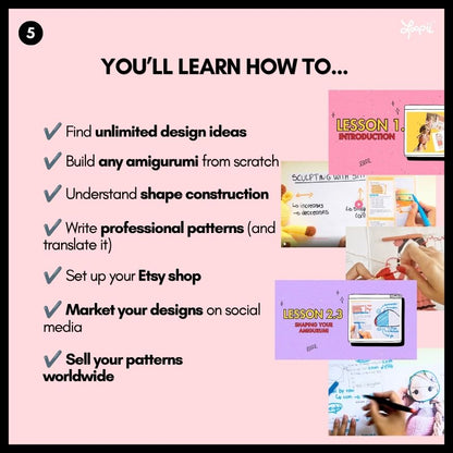 Become an amigurumi designer (course)